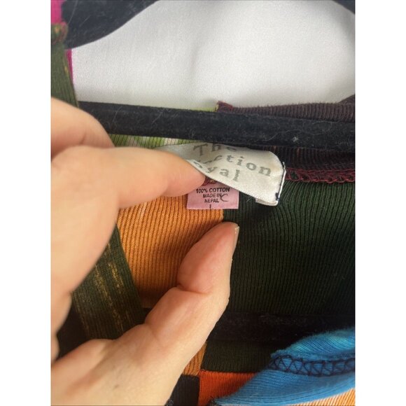 The Collection Royal Patchwork Multi-Colour Hoodie Womens Size M - Picture 5 of 10